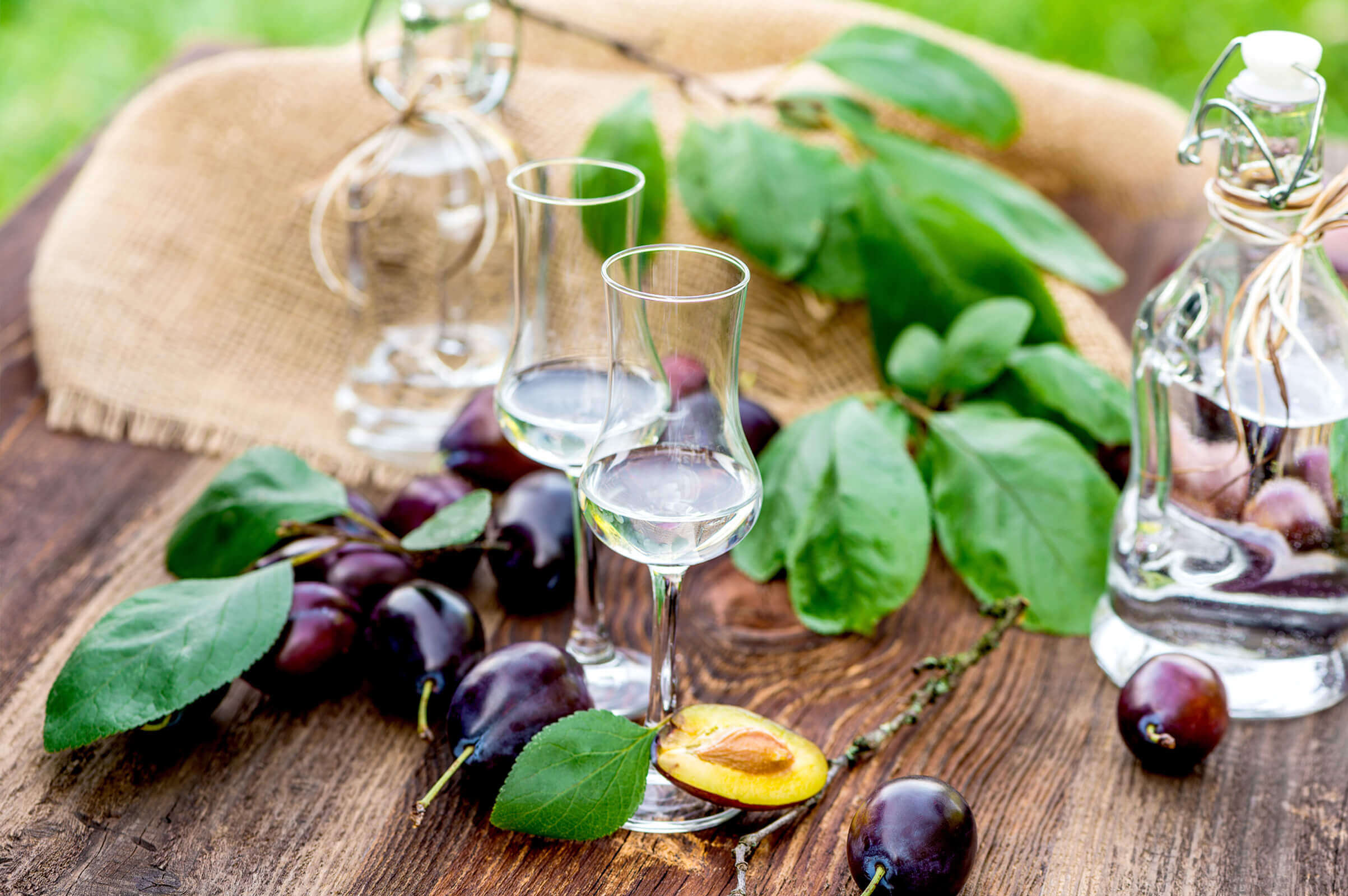 Zwetschkenschnaps am Biohof Raimund in Kirchschlag